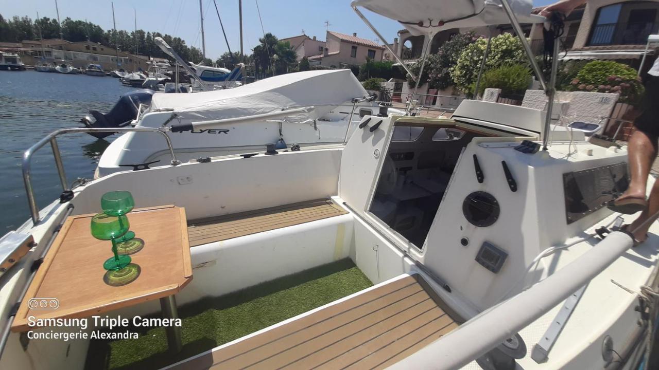 Nuit Insolite A Bord De L'Enata Un Voilier A Quai Sur La Marina De St Cyprien Saint-Cyprien  Zewnętrze zdjęcie