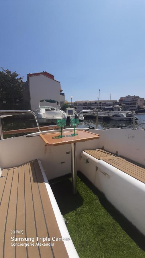 Nuit Insolite A Bord De L'Enata Un Voilier A Quai Sur La Marina De St Cyprien Saint-Cyprien  Zewnętrze zdjęcie